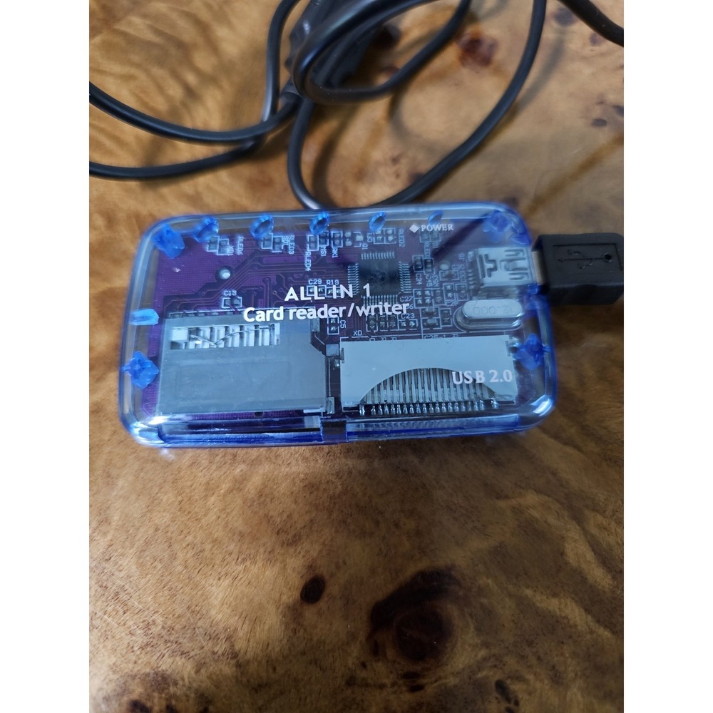Axiom AllN1RDR-AX External Card Reader With Micro SD Slot USB 2.0
